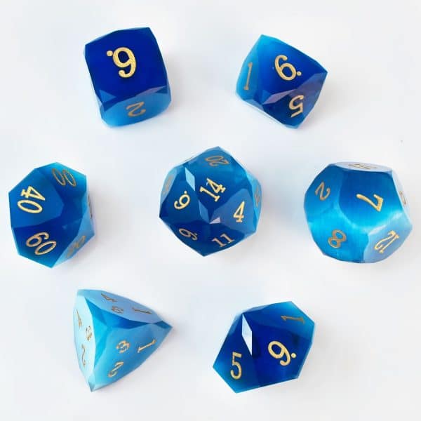 CoC & D&D Multi-Faceted Gem Dice | Gaming Art Collectible