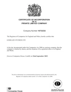 Our business license